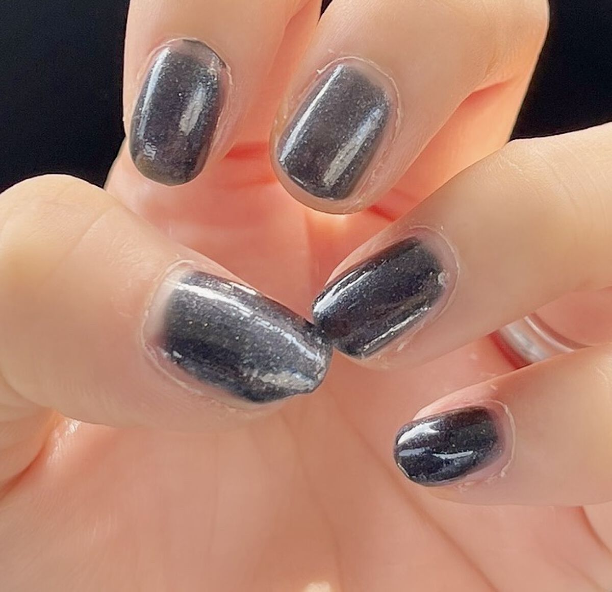 エクセル ネイルポリッシュ N NL25 スターリーナイト/excel/マニキュアを使ったクチコミ（3枚目）