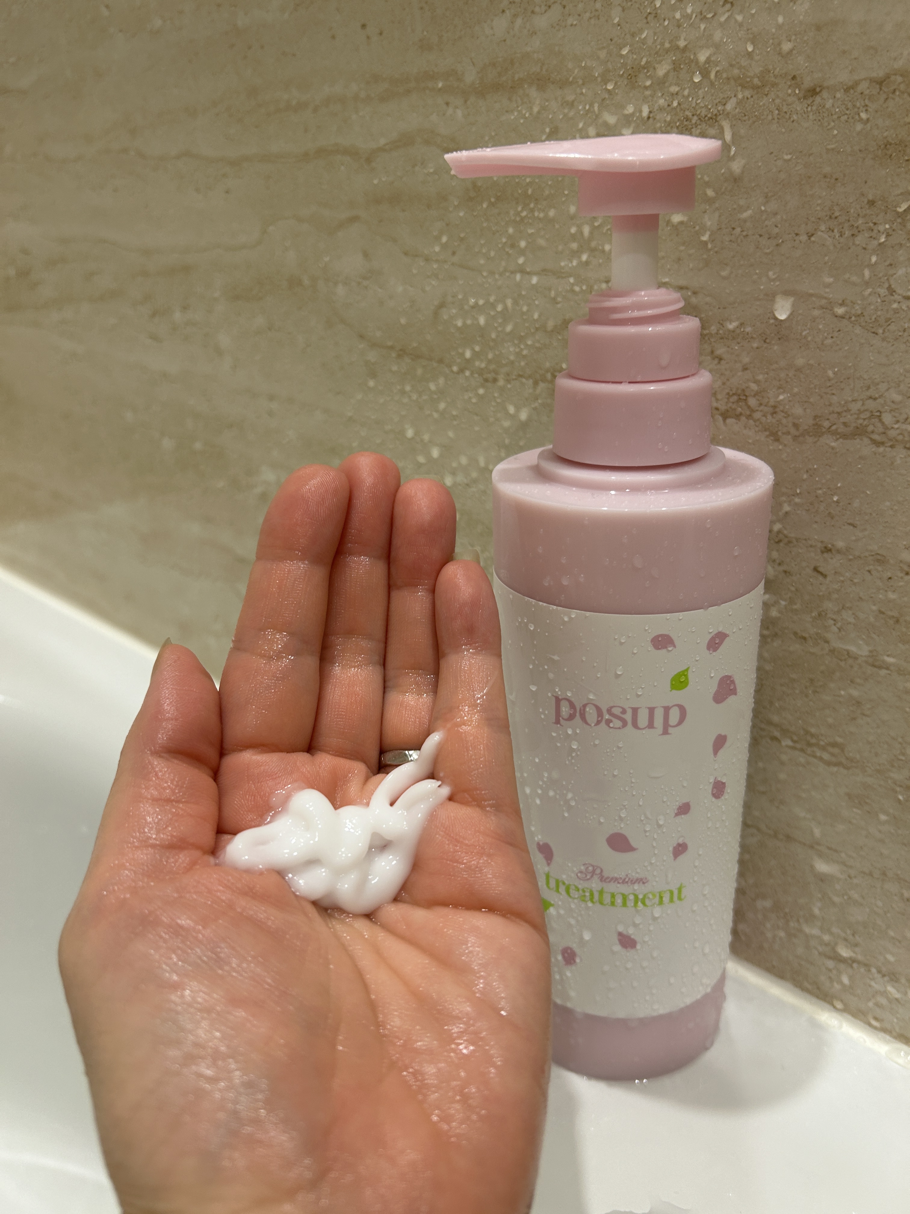 ポスプ プレミアムシャンプー/プレミアムトリートメント/posup/市販シャンプーを使ったクチコミ（3枚目）