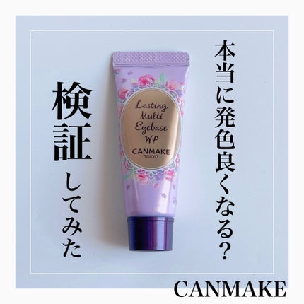 ラスティングマルチアイベース WP/キャンメイク/アイシャドウベースを使ったクチコミ(1枚目)