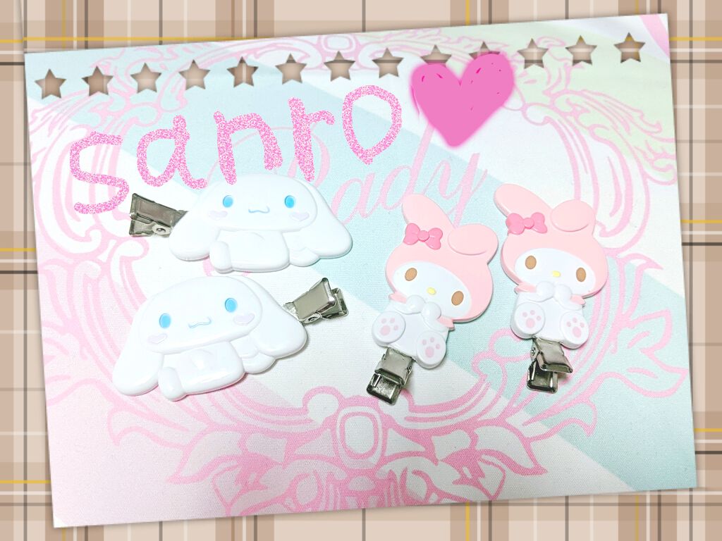 前髪クリップ/サンリオ/ヘアアクセサリーを使ったクチコミ(1枚目)