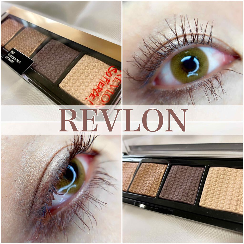 ち。 on LIPS 「今日のメイク💄💄今日もREVLON新作パレットを🙌今回は96..」(1枚目)