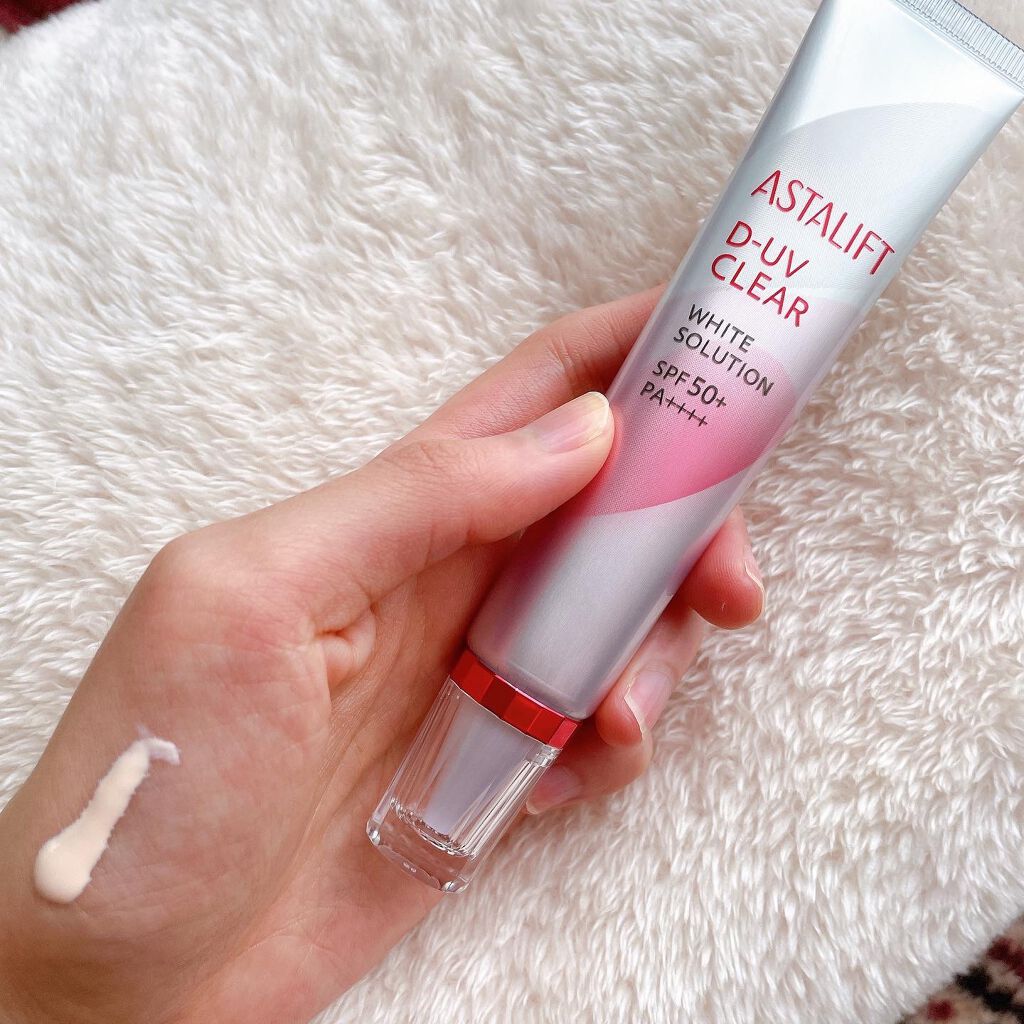 D-UVクリア ホワイトソリューション/アスタリフト/日焼け止めクリームを使ったクチコミ(1枚目)
