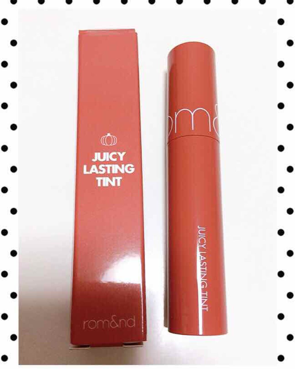 ジューシーラスティングティント/rom&nd/リップティントを使ったクチコミ（1枚目）