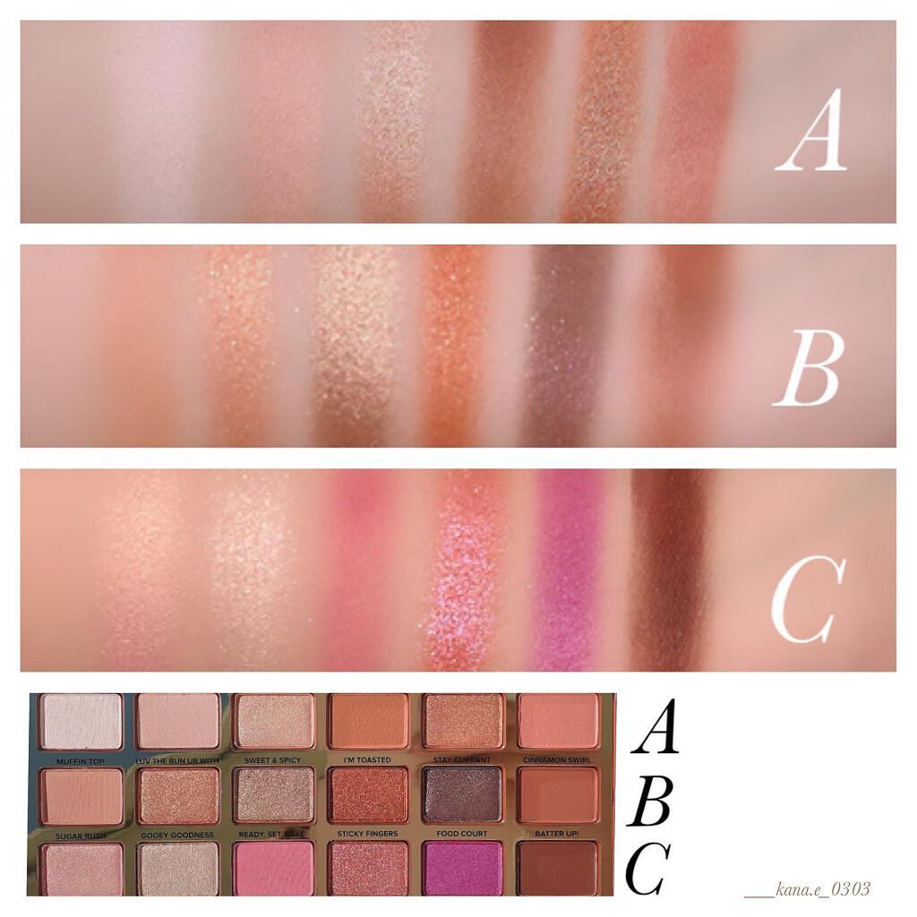 シナモン スワール アイシャドウ パレット/Too Faced/アイシャドウパレットを使ったクチコミ（2枚目）