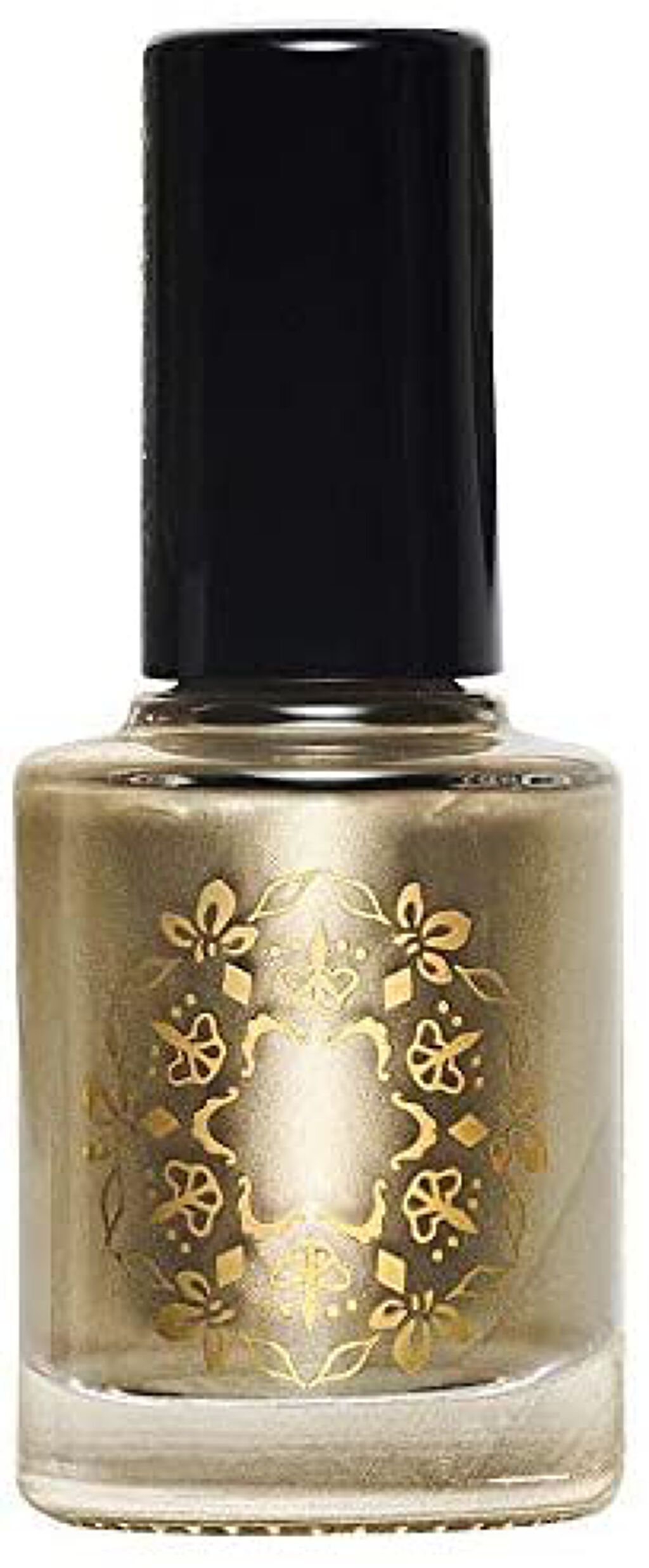 加賀の光彩と縁付金箔のネイルカラー 01 金色(こんじき)