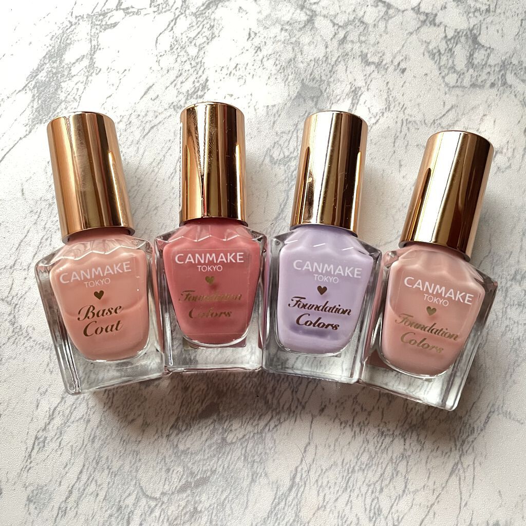 ファンデーションカラーズ/キャンメイク/マニキュアを使ったクチコミ（1枚目）