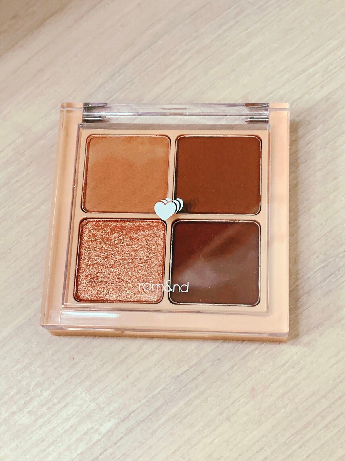ベターザンアイズ/rom&nd/アイシャドウパレットを使ったクチコミ(4枚目)