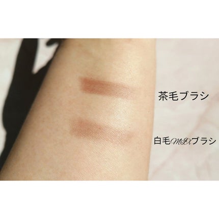 ダブルエンドアイブロウブラシ熊野筆/&be/メイクブラシを使ったクチコミ(5枚目)