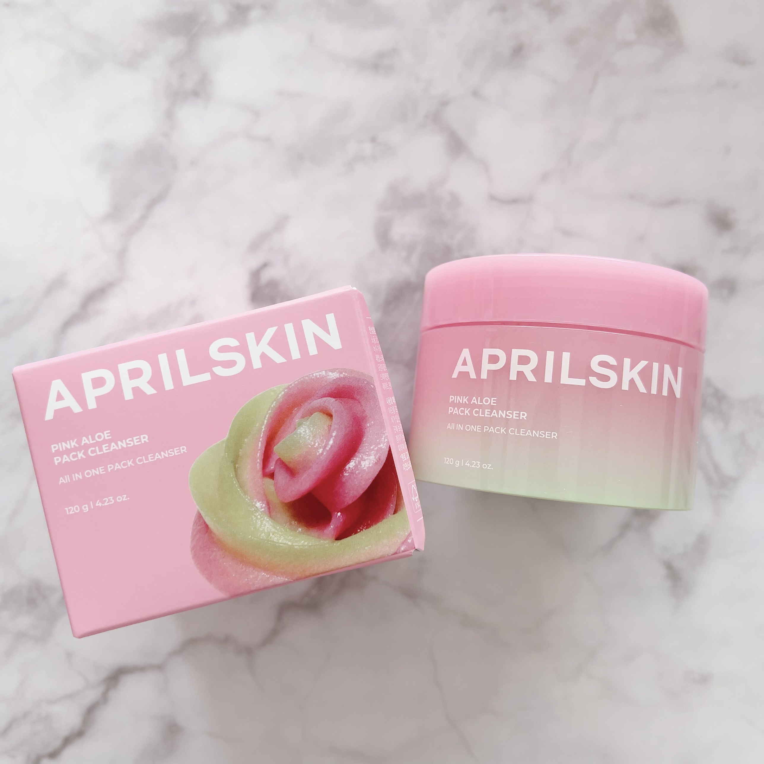 ピンクアロエメレンゲクレンザー/APRILSKIN/その他洗顔料を使ったクチコミ（2枚目）