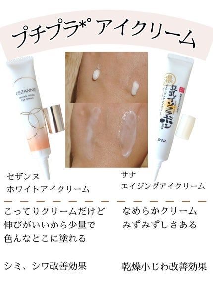 リンクルアイクリーム N/なめらか本舗/アイケア・アイクリームを使ったクチコミ(1枚目)