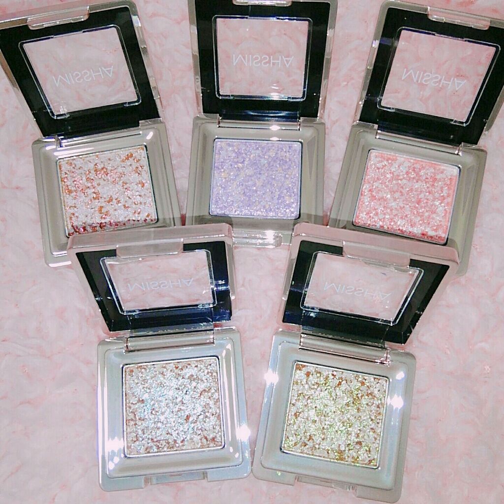 グリッタープリズム シャドウ/MISSHA/グリッターを使ったクチコミ（1枚目）