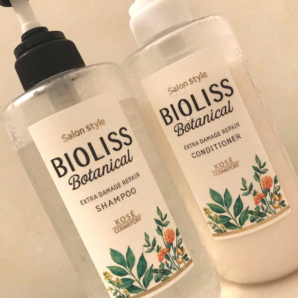 SSビオリス ボタニカル シャンプー／コンディショナー(エクストラダメージリペア)/SSビオリス/市販シャンプーを使ったクチコミ（1枚目）