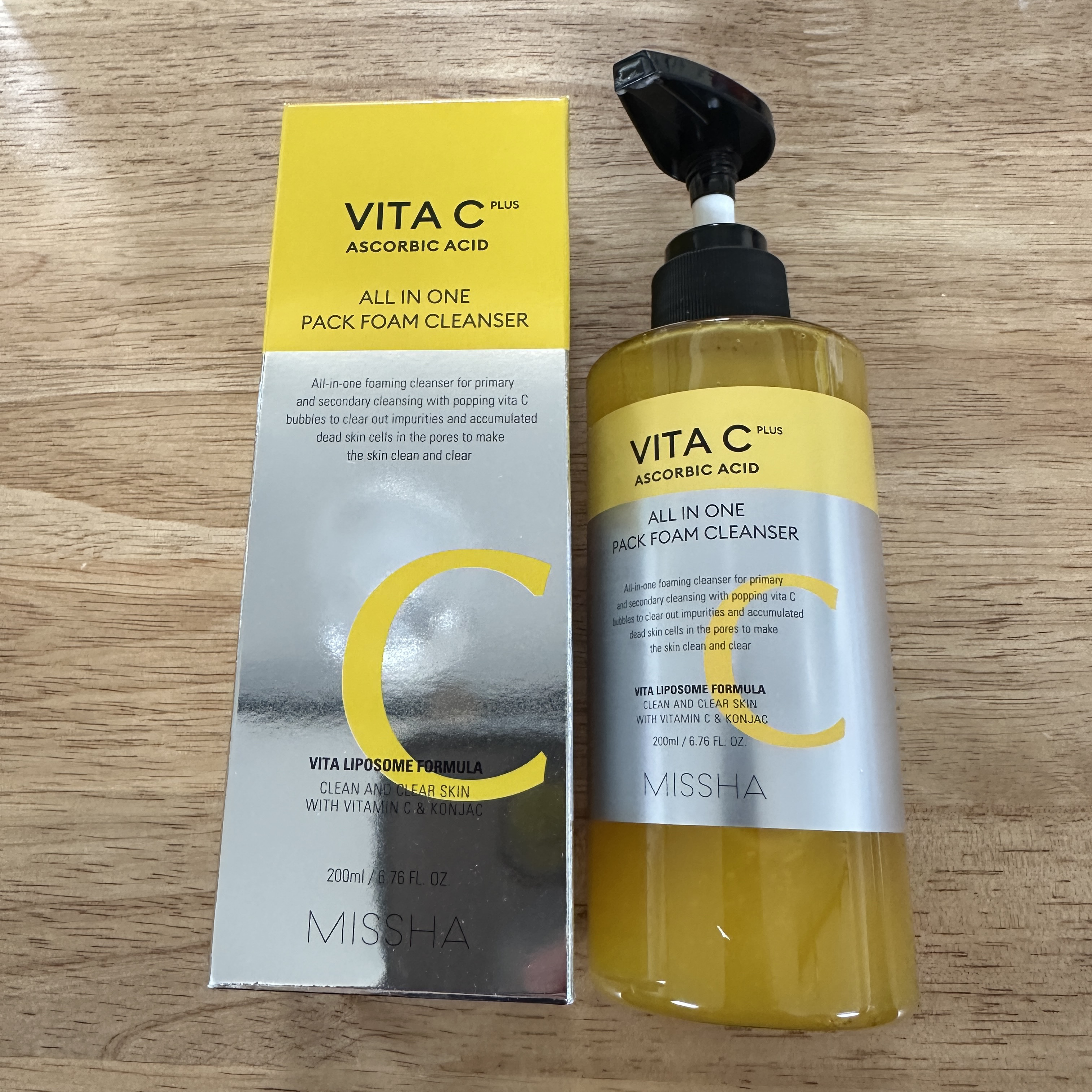 ミシャ ビタシープラス 泡マスク洗顔/MISSHA/泡洗顔を使ったクチコミ（1枚目）