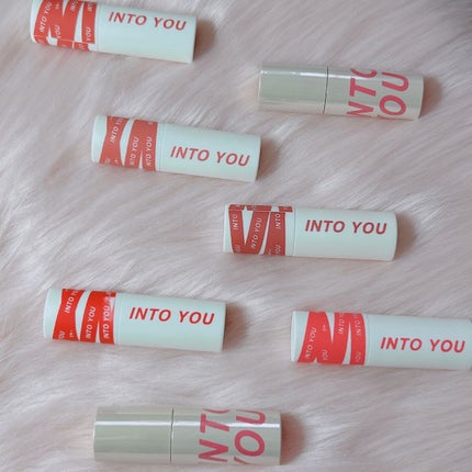 スーパーマットリップ&チークマッド EM14 ワンホンボルドー/INTO U/口紅を使ったクチコミ(1枚目)