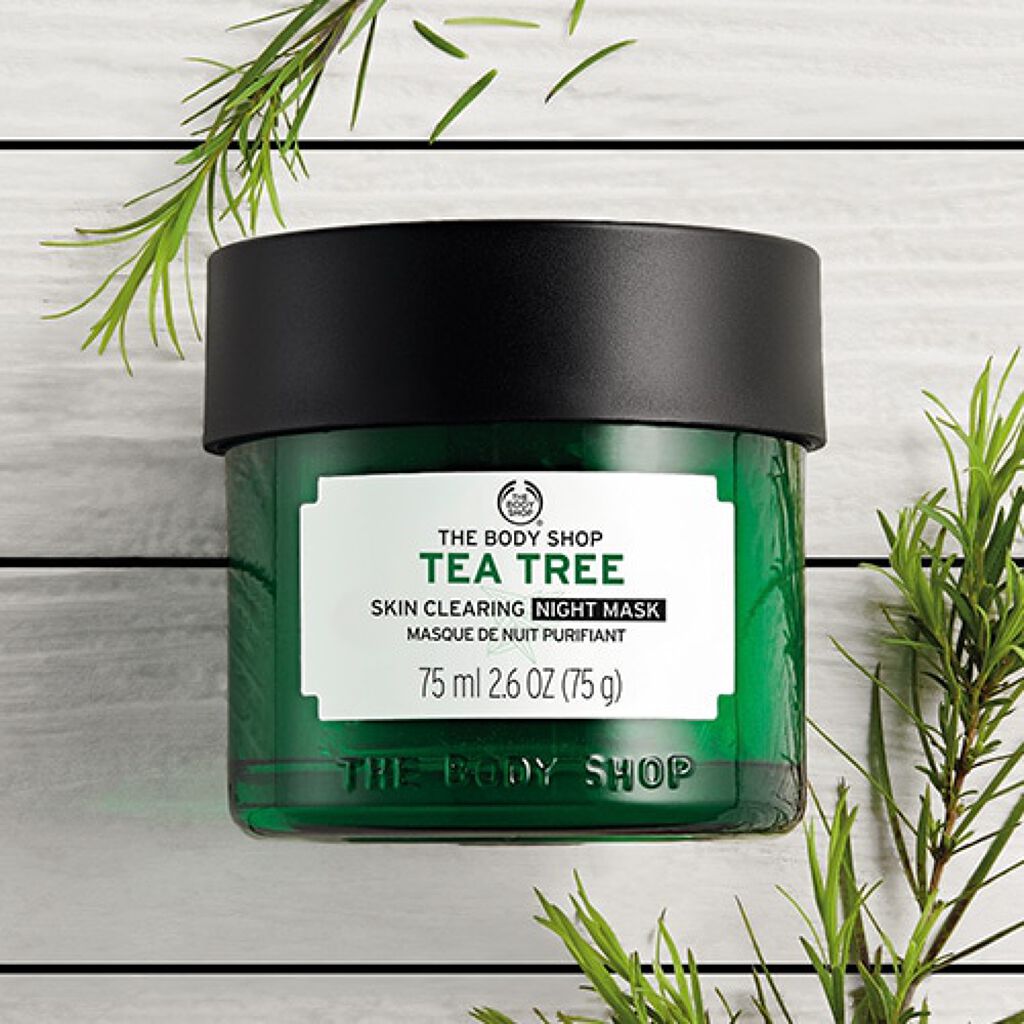 ティーツリー スキンクリアリング ナイトマスク THE BODY SHOP