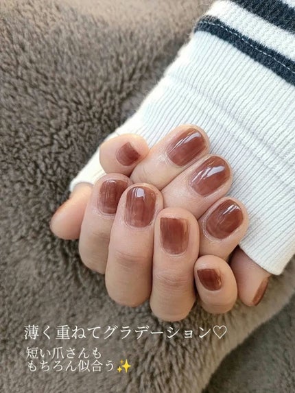 シャインオンミーネイルカラー/Dear.A/マニキュアを使ったクチコミ(4枚目)