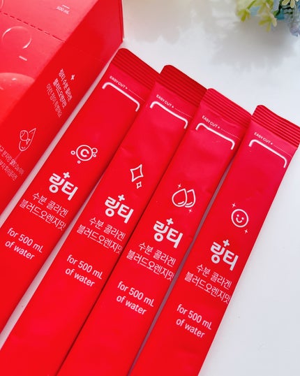 LINGTEA うるおい水分コラーゲン ブラッドオレンジ味/LINGTEA/美容サプリメントを使ったクチコミ(8枚目)