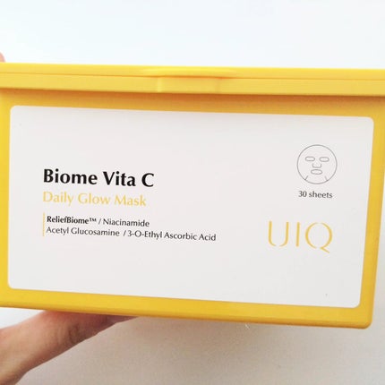 バイオームビタCグローデイリーシートマスク/UIQ/シートマスク・パックを使ったクチコミ(2枚目)