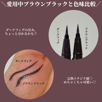 シルキーリキッドアイライナーWP/D-UP/リキッドアイライナーを使ったクチコミ(3枚目)