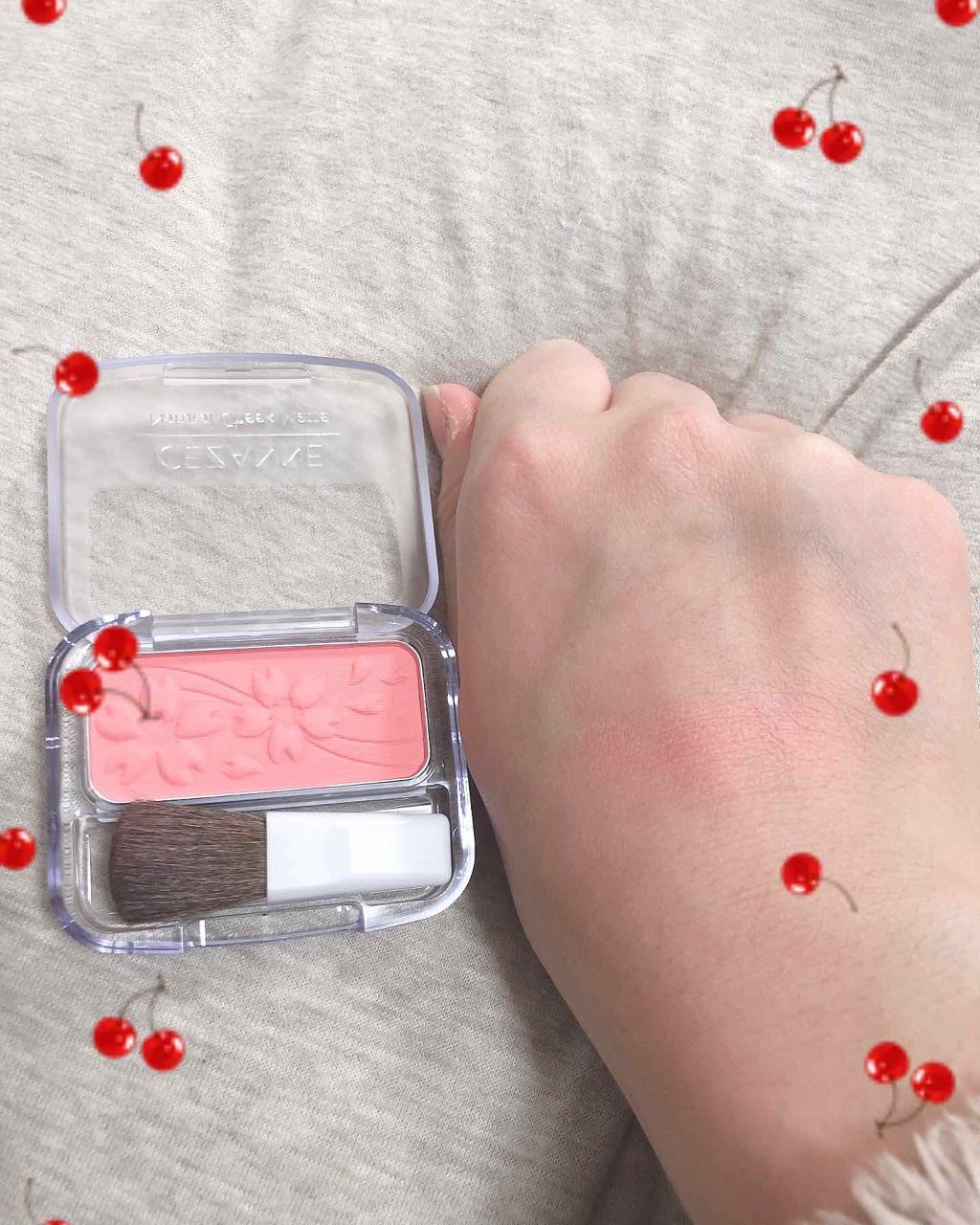 ナチュラル チークN/CEZANNE/パウダーチークを使ったクチコミ(2枚目)