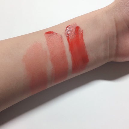 ジューシーラスティングティント 02 ルビーレッド(RUBY RED)/rom&nd/リップティントを使ったクチコミ(3枚目)