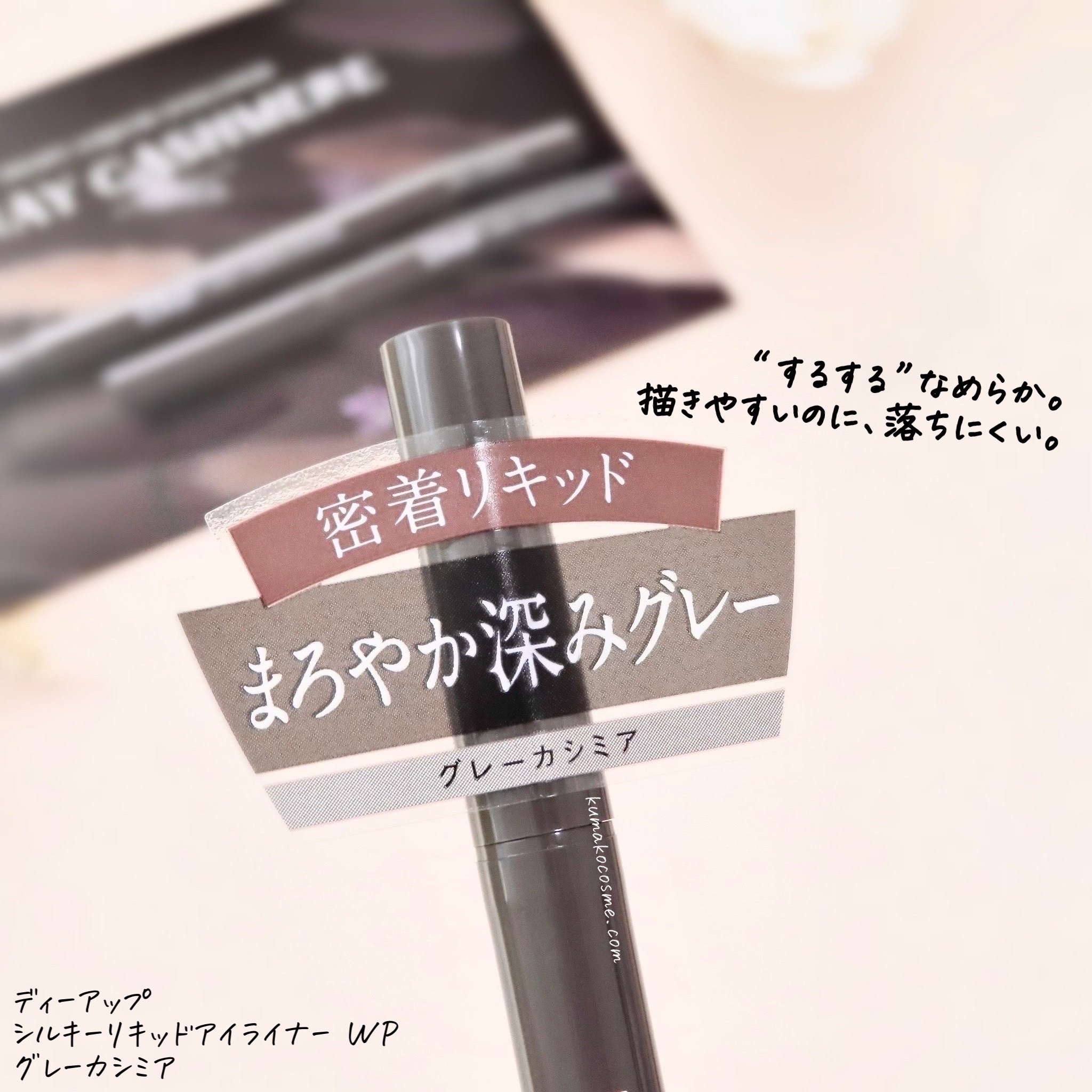 シルキーリキッドアイライナーWP/D-UP/リキッドアイライナーを使ったクチコミ（3枚目）