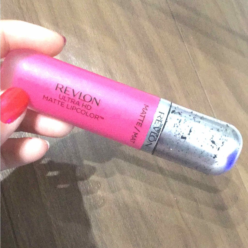 ウルトラ HD マット リップカラー 002 オブセッション/REVLON/口紅を使ったクチコミ（1枚目）