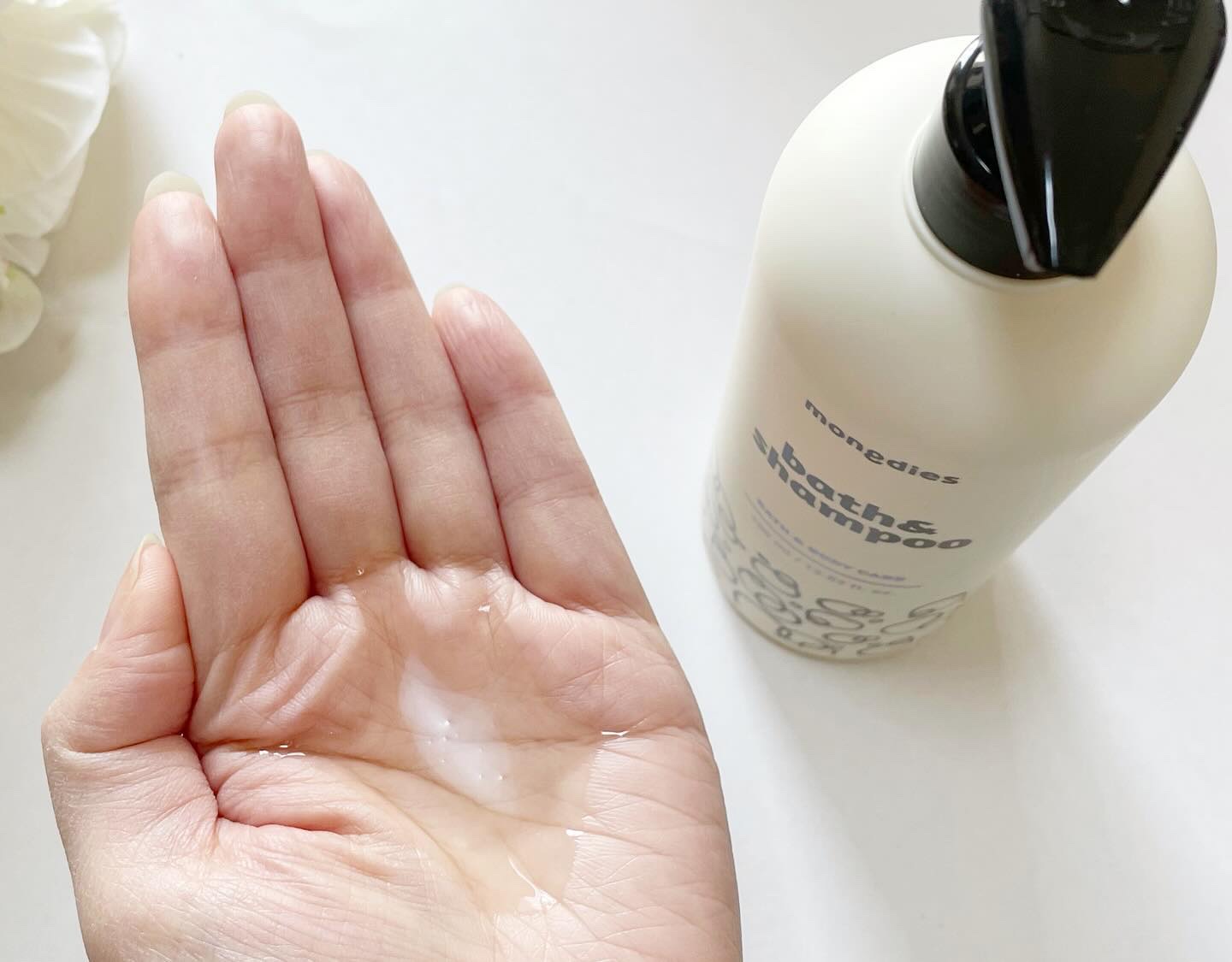 ベビー・バス&シャンプー/モンディエス/ボディソープを使ったクチコミ（3枚目）