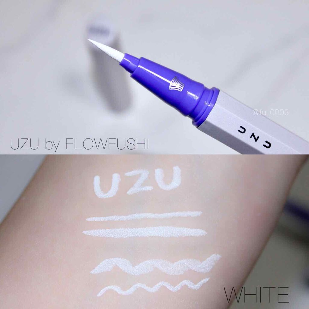 EYE OPENING LINER/UZU BY FLOWFUSHI/リキッドアイライナーを使ったクチコミ(2枚目)