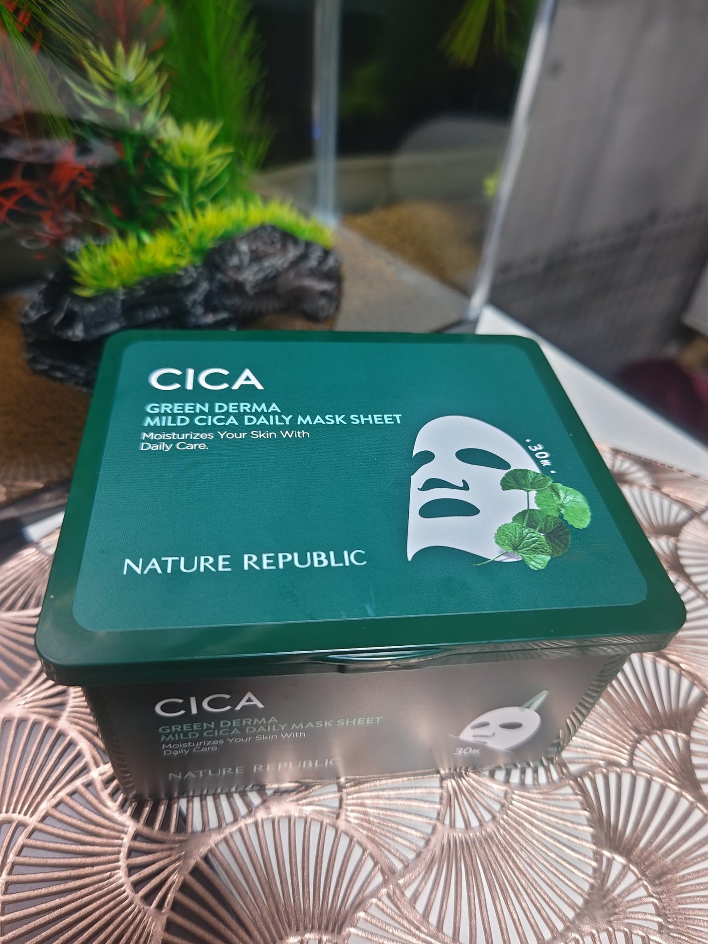 グリーンダーマCICA デイリーシートマスク/ネイチャーリパブリック/シートマスク・パックを使ったクチコミ(1枚目)
