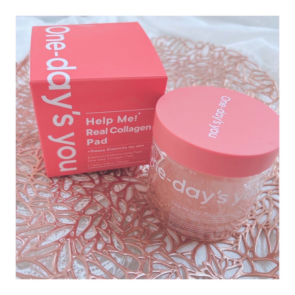 ヘルプミー! リアルコラーゲンパッド/One-day's you/トナーパッドを使ったクチコミ（1枚目）
