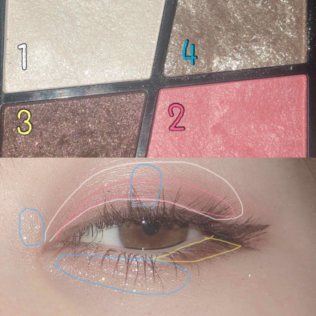 ジェミィリッチ アイズ/Visée/アイシャドウパレットを使ったクチコミ（3枚目）