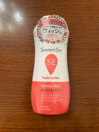  ❁﻿Summer's Eve サマーズイブ❁﻿
フェミニンウォッシュ マルチベネフィット センシティブ

こういうのは店頭でレジに持って行くのが少し恥ずかしいので、LIPSで注文📦
.
ジェルで使いや