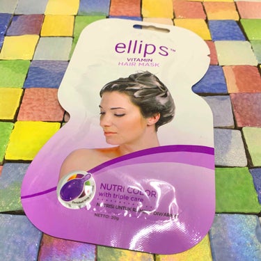 ヘアーマスク【ナチュラルカラー】/ellips/洗い流すヘアトリートメントを使ったクチコミ（1枚目）