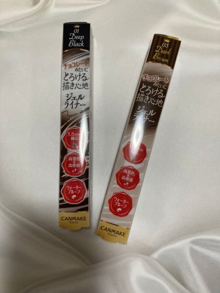 クリーミータッチライナー/キャンメイク/ジェルアイライナーを使ったクチコミ(1枚目)