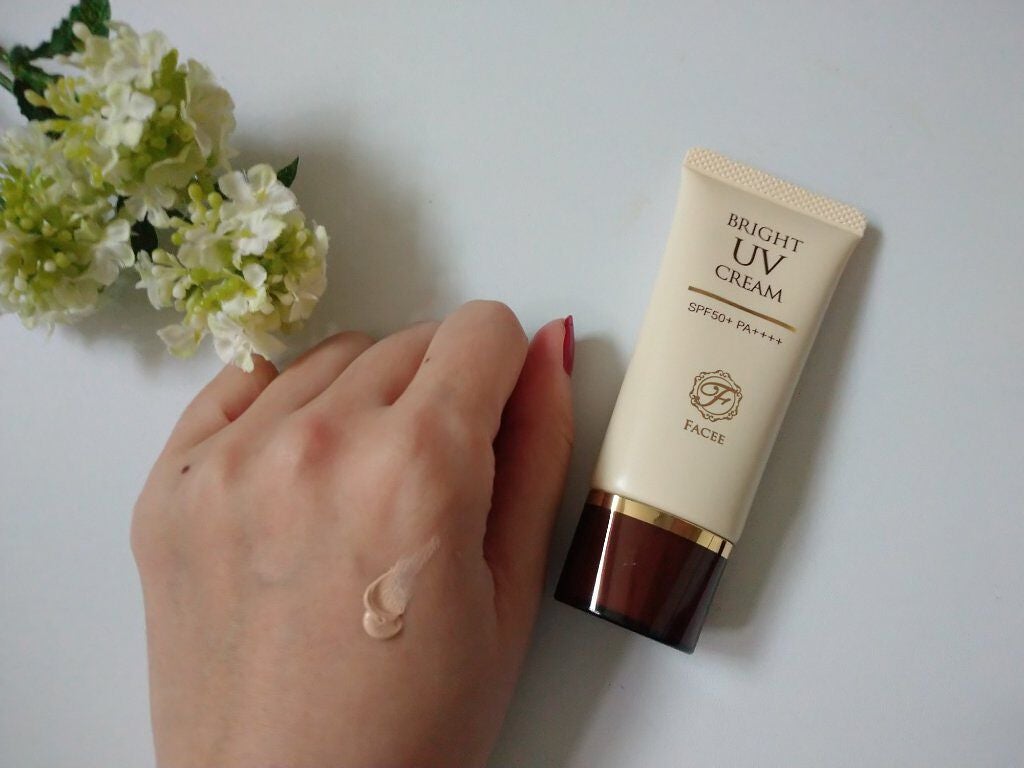ブライトUVクリーム/Facee/日焼け止めクリームを使ったクチコミ(2枚目)