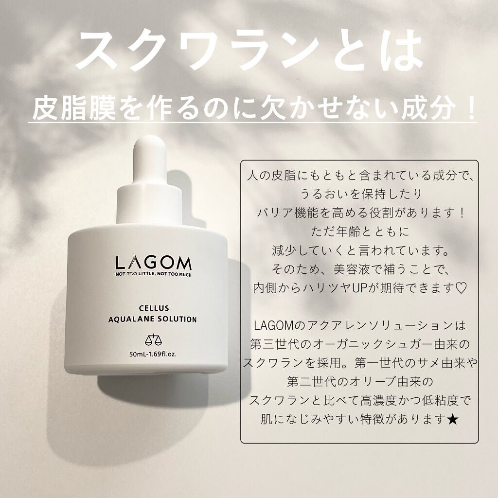 ラゴム アクアレンソリューション/LAGOM /美容液を使ったクチコミ(2枚目)