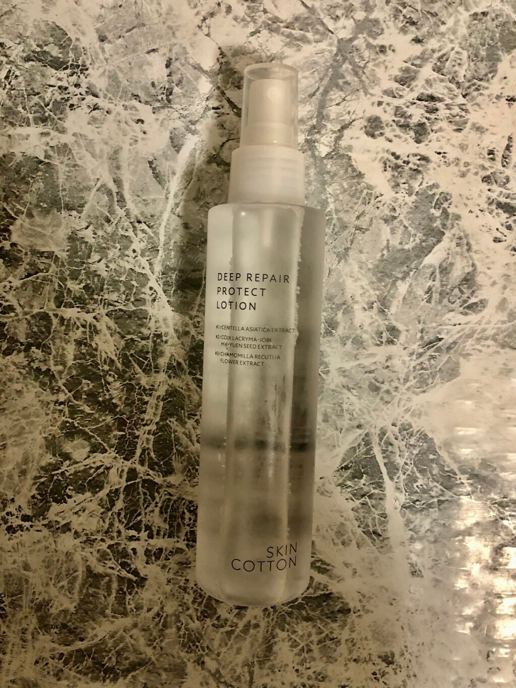 スキンコットン 濃厚リペア プロテクトローション /スキンコットン/ミスト状化粧水を使ったクチコミ(4枚目)