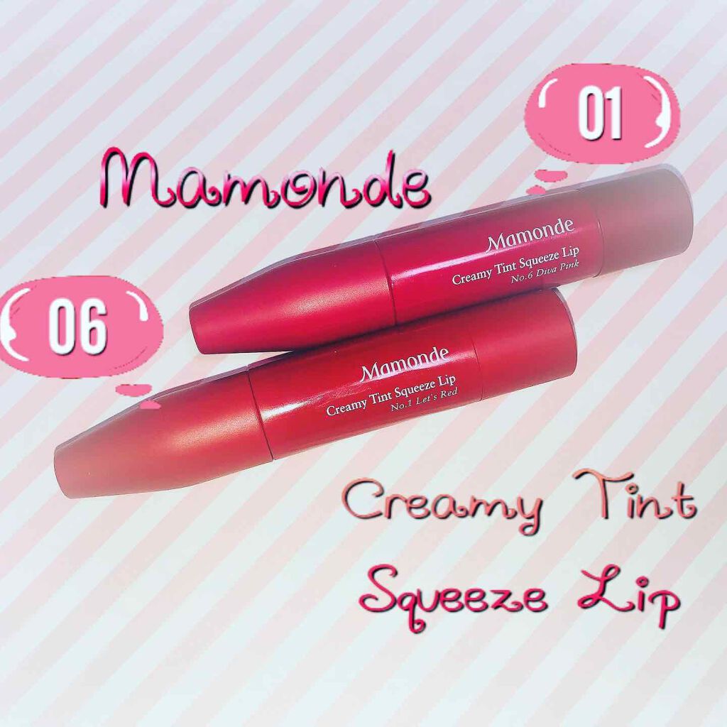 クリーミーティント スクウィーズリップ/Mamonde/リップティントを使ったクチコミ(1枚目)