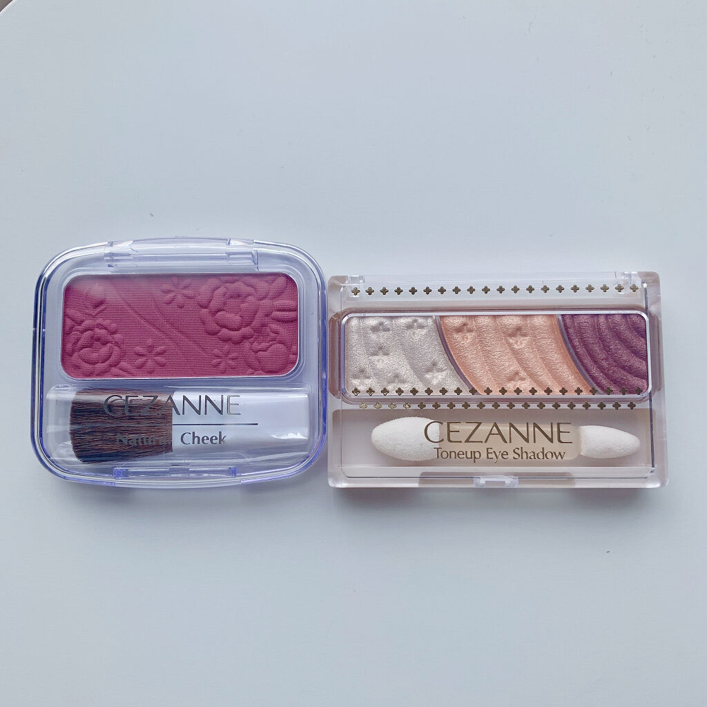 ナチュラル チークN/CEZANNE/パウダーチークを使ったクチコミ（3枚目）