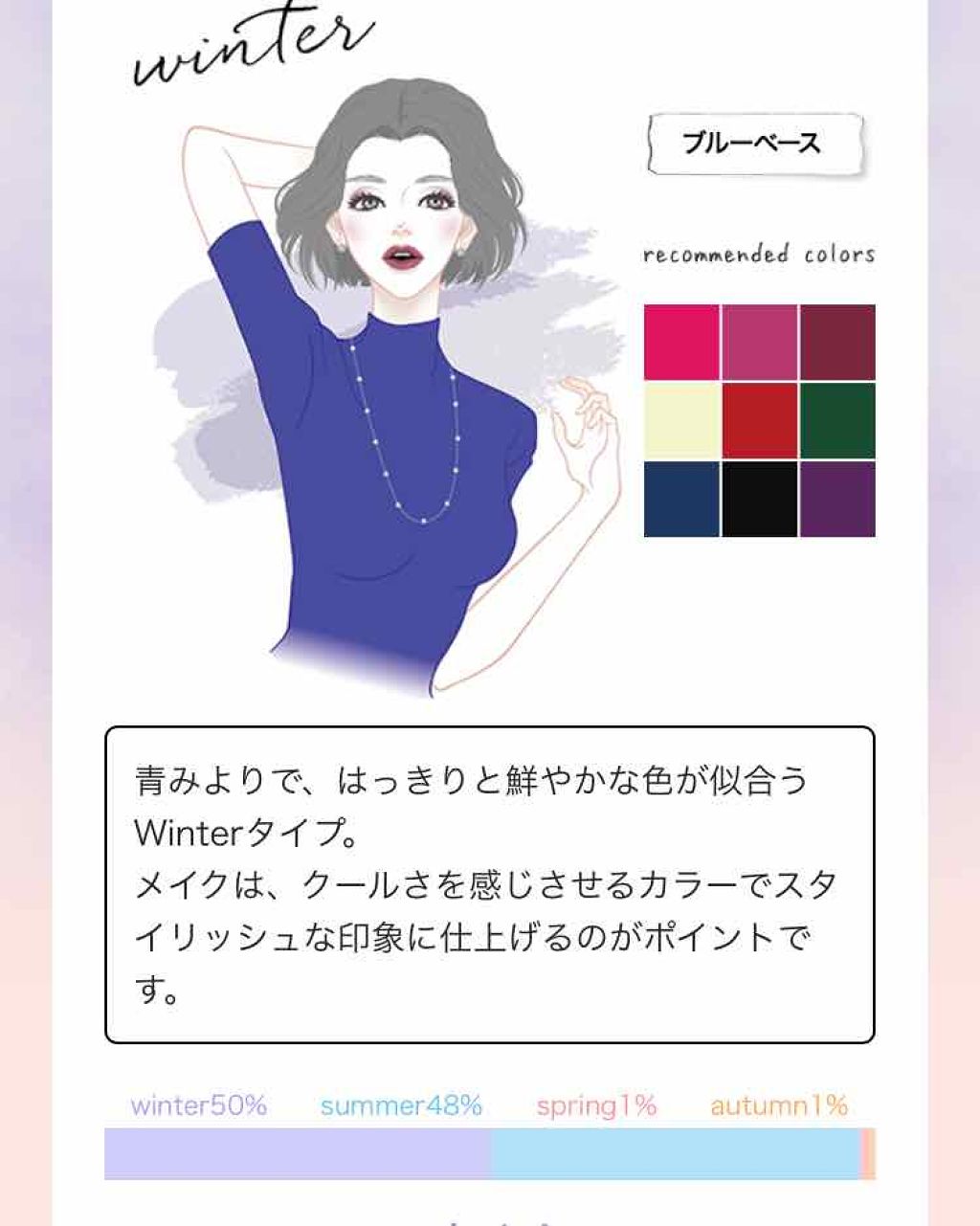 パーソナルカラー診断/Visée/その他を使ったクチコミ(1枚目)