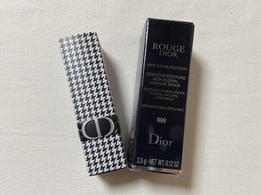 ルージュ ディオール 999V ベルベット<ニュー ルック エディション>（生産終了）/Dior/口紅を使ったクチコミ（3枚目）