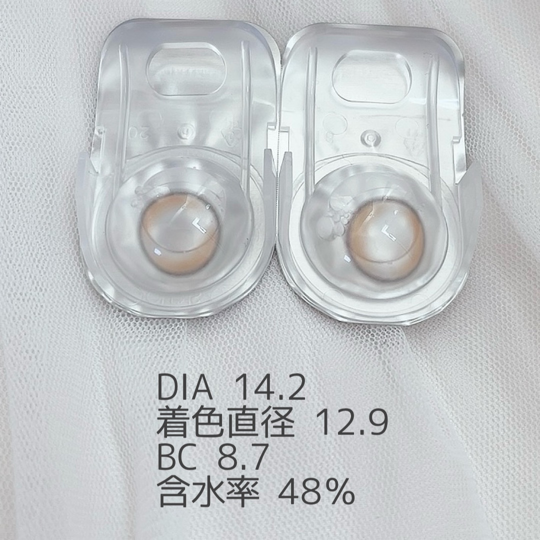 Double Tint 1day ブラウン/OLENS/カラーコンタクトレンズを使ったクチコミ（3枚目）