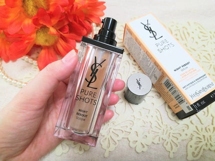 ピュアショット ナイト リチャージセラム/YVES SAINT LAURENT BEAUTE/美容液を使ったクチコミ(2枚目)