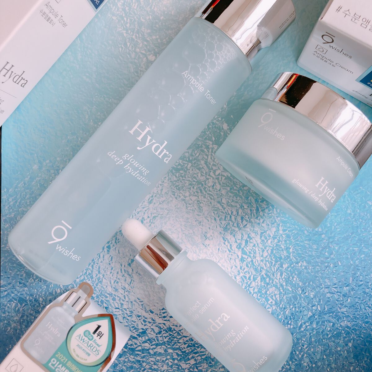 ハイドラアンプルトナー/9Wishes/化粧水を使ったクチコミ（1枚目）