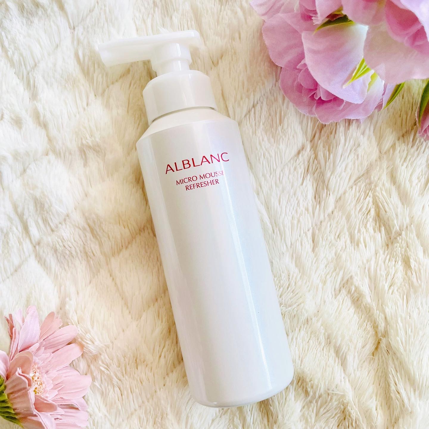 マイクロムース リフレッシャー/ALBLANC/泡洗顔を使ったクチコミ（1枚目）