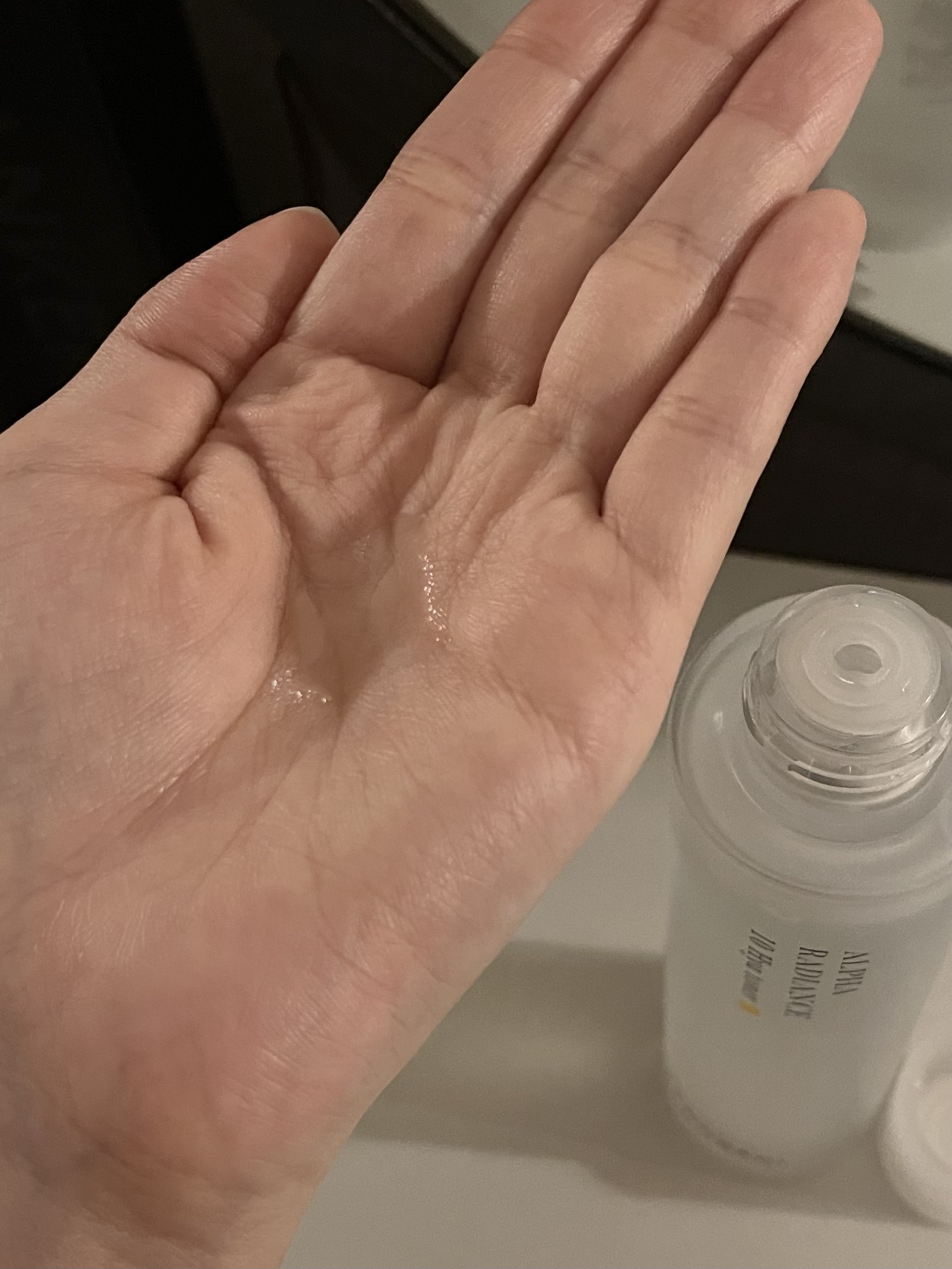 アルファラディアンス10ヒヤトナー/BANOBAGI/化粧水を使ったクチコミ（2枚目）