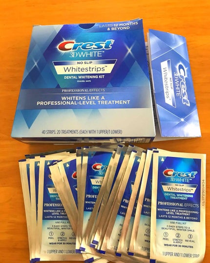 クレスト3Dホワイトニング ホワイトストリップ プロフェッショナル エフェクツ/クレスト/その他オーラルケアを使ったクチコミ(2枚目)