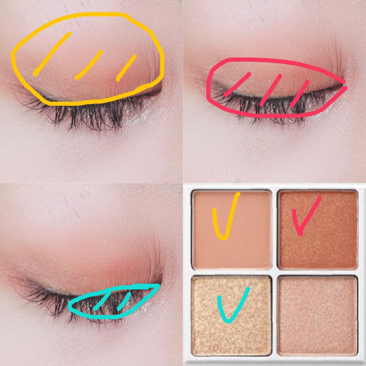 THE アイパレR/b idol/アイシャドウパレットを使ったクチコミ(2枚目)