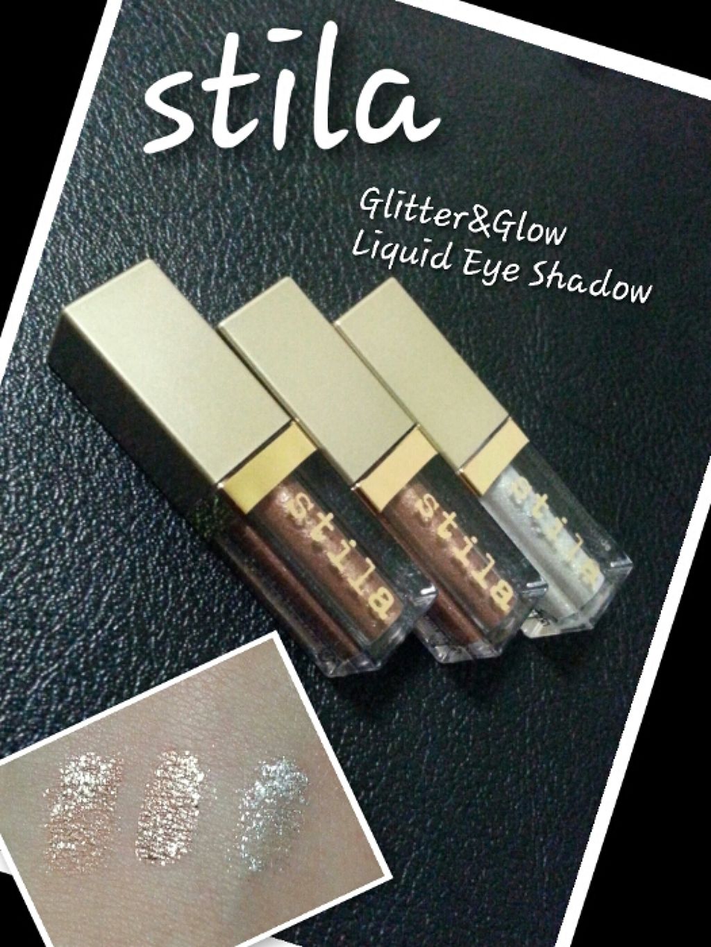グリッター&グロウ リキッドアイシャドウ/stila/グリッターを使ったクチコミ(1枚目)